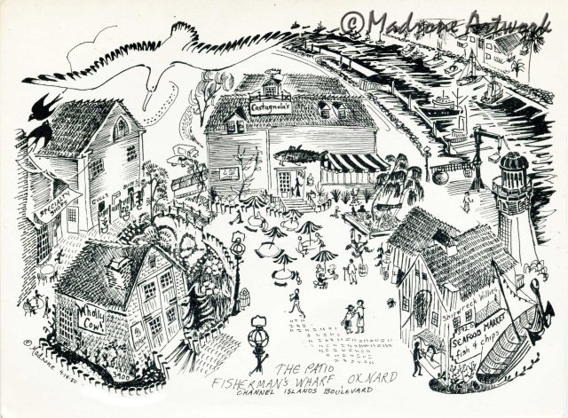 Patio Fisherman's wharf, Oxnard sm.wm